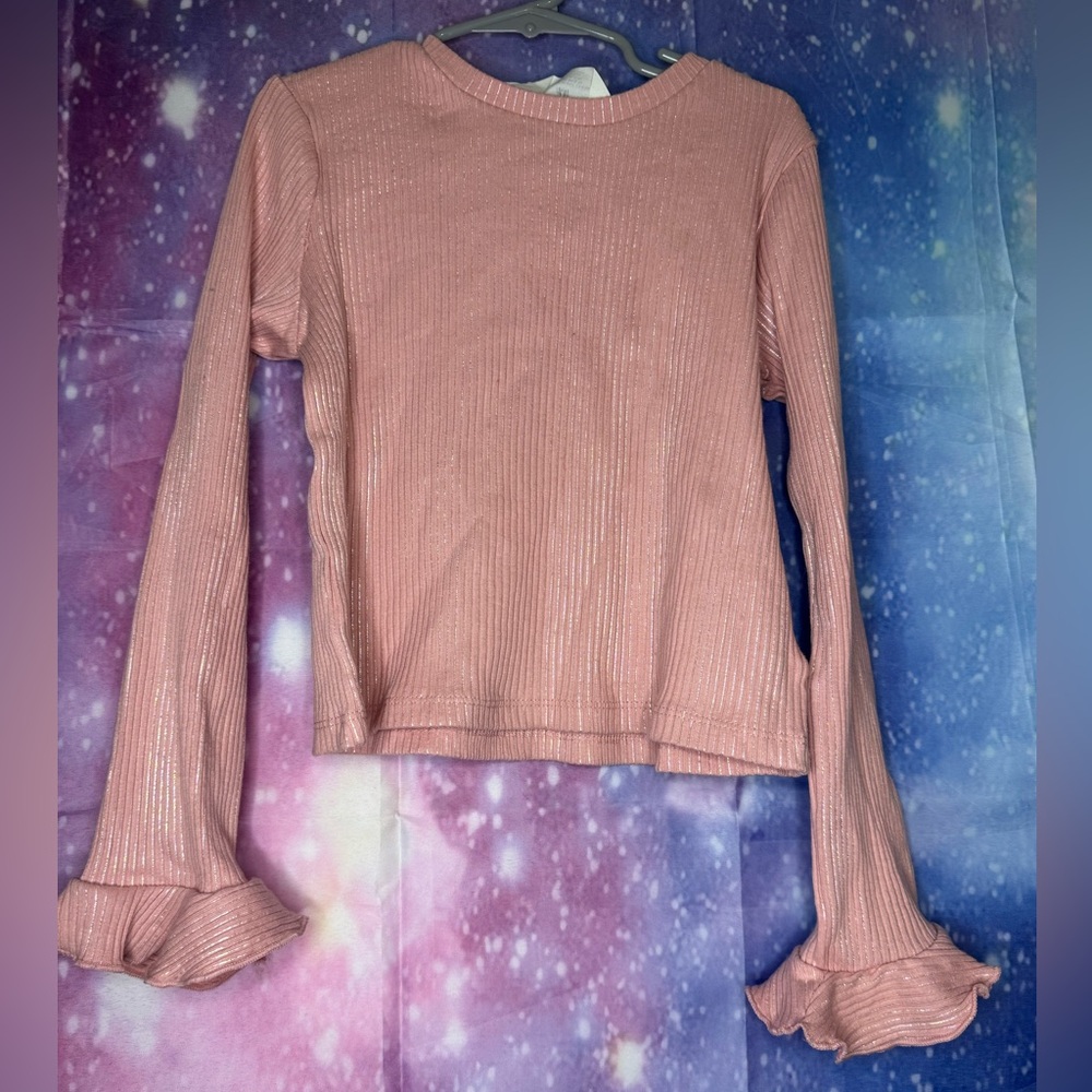 New H&M shimmer long sleeve shirt